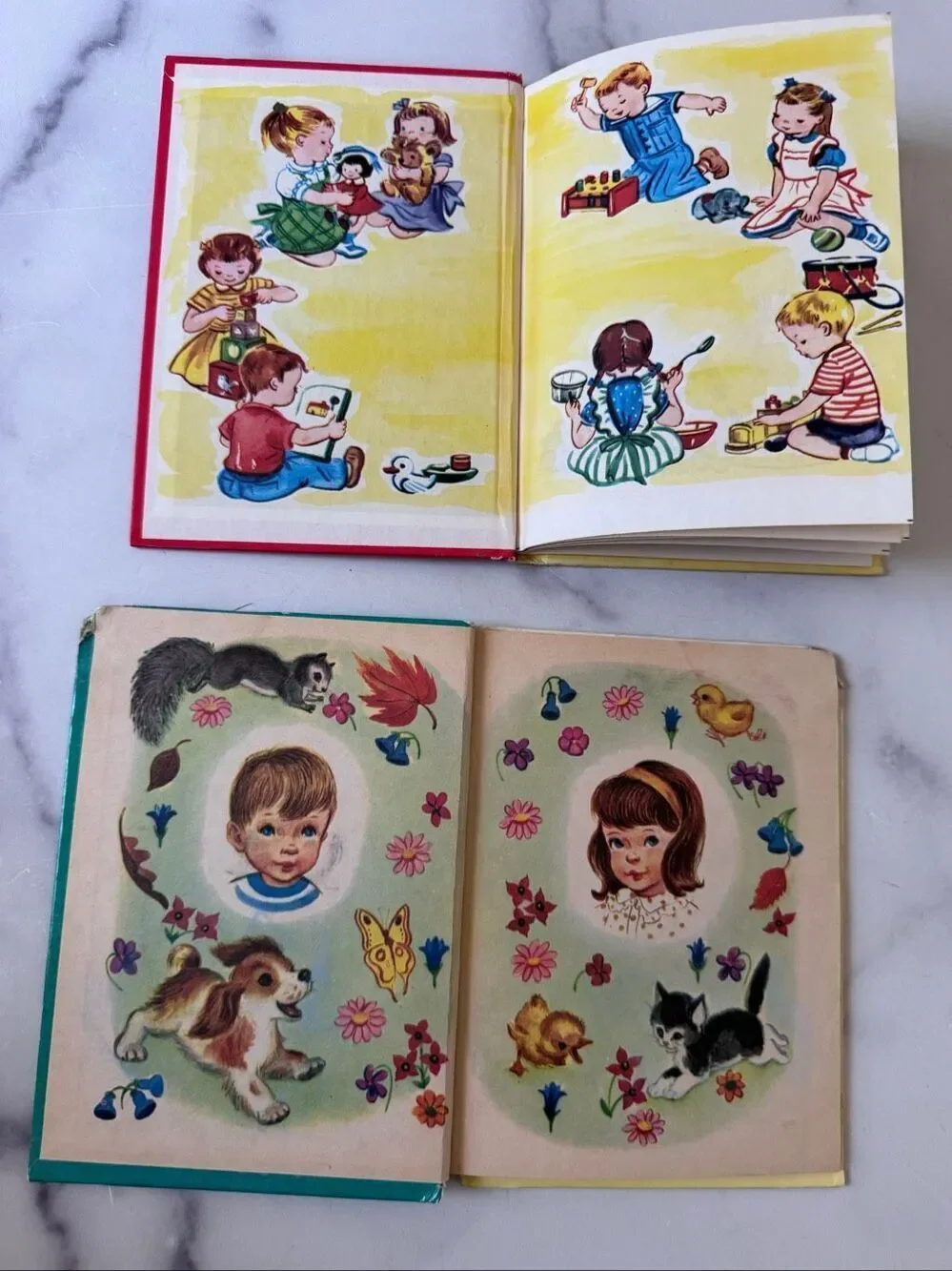 My Toys No Good Donkey 1940s vintage handbook children’s book Rand McNally